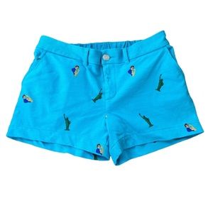 Chubbies Blue Women’s Shorts Size 4 Rosie the Riveter & Statue of Libert…